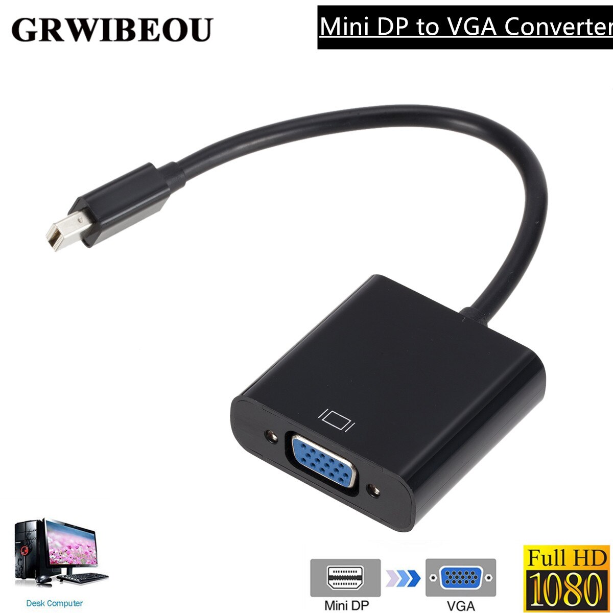 Grwibeou-̴ DP-VGA ȯ ̺, 1080P Ʈ ..